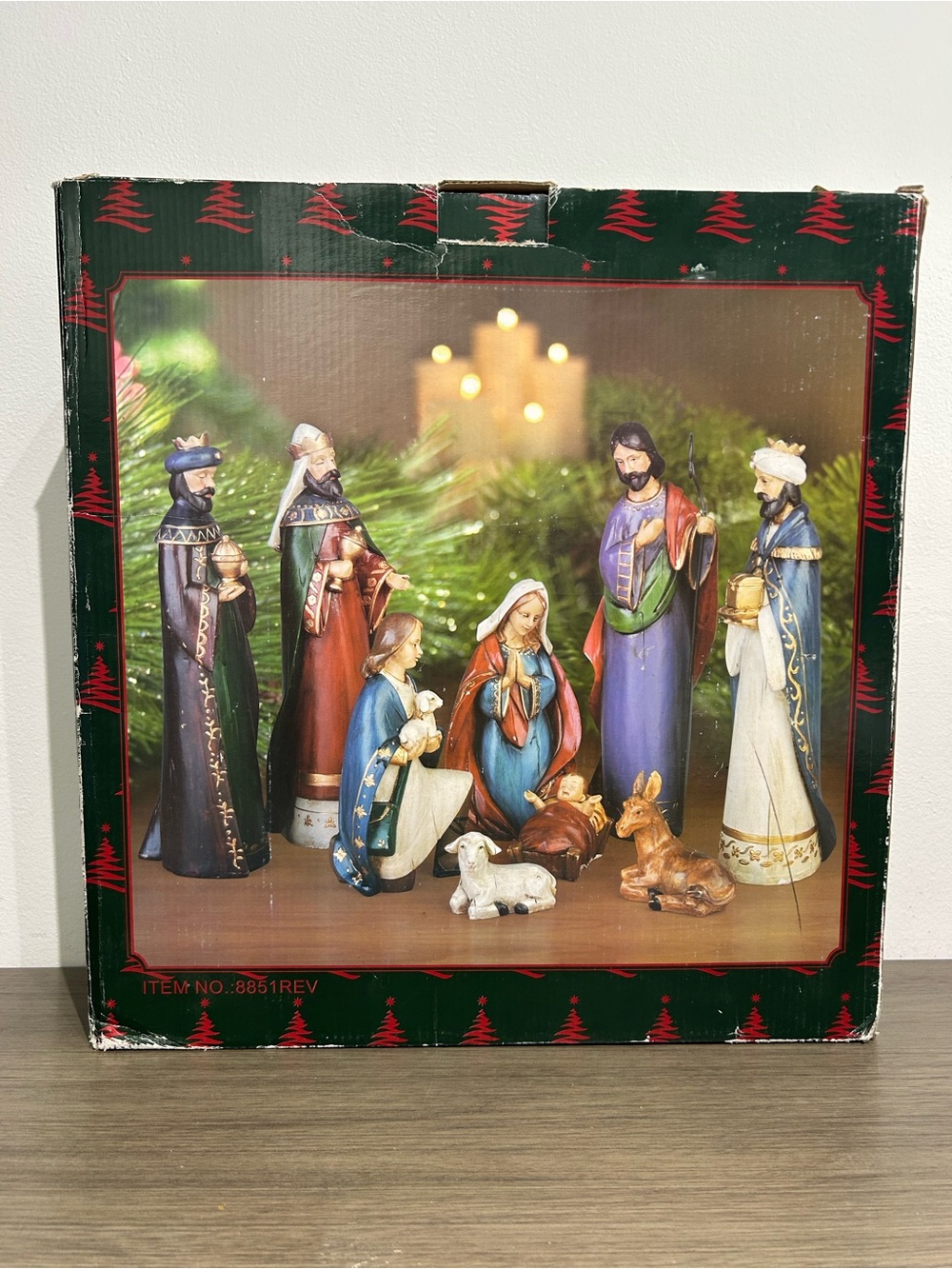 Roman Nativity 9 Pc Set VTG New In Box